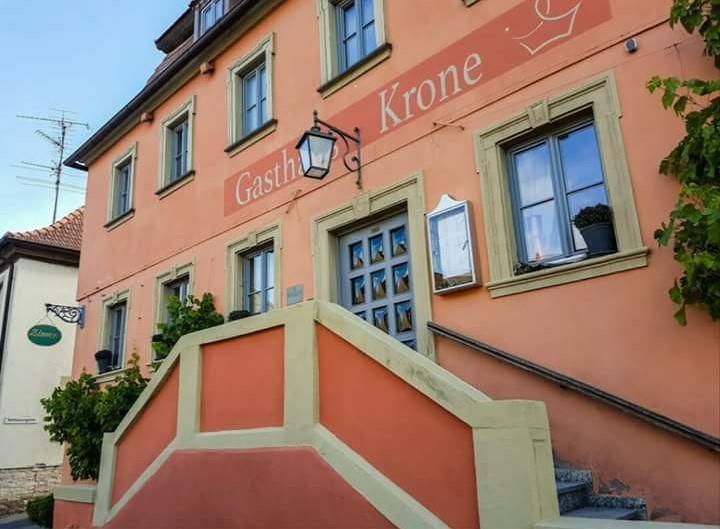 Gasthaus Krone Wiesentheid Esterno foto